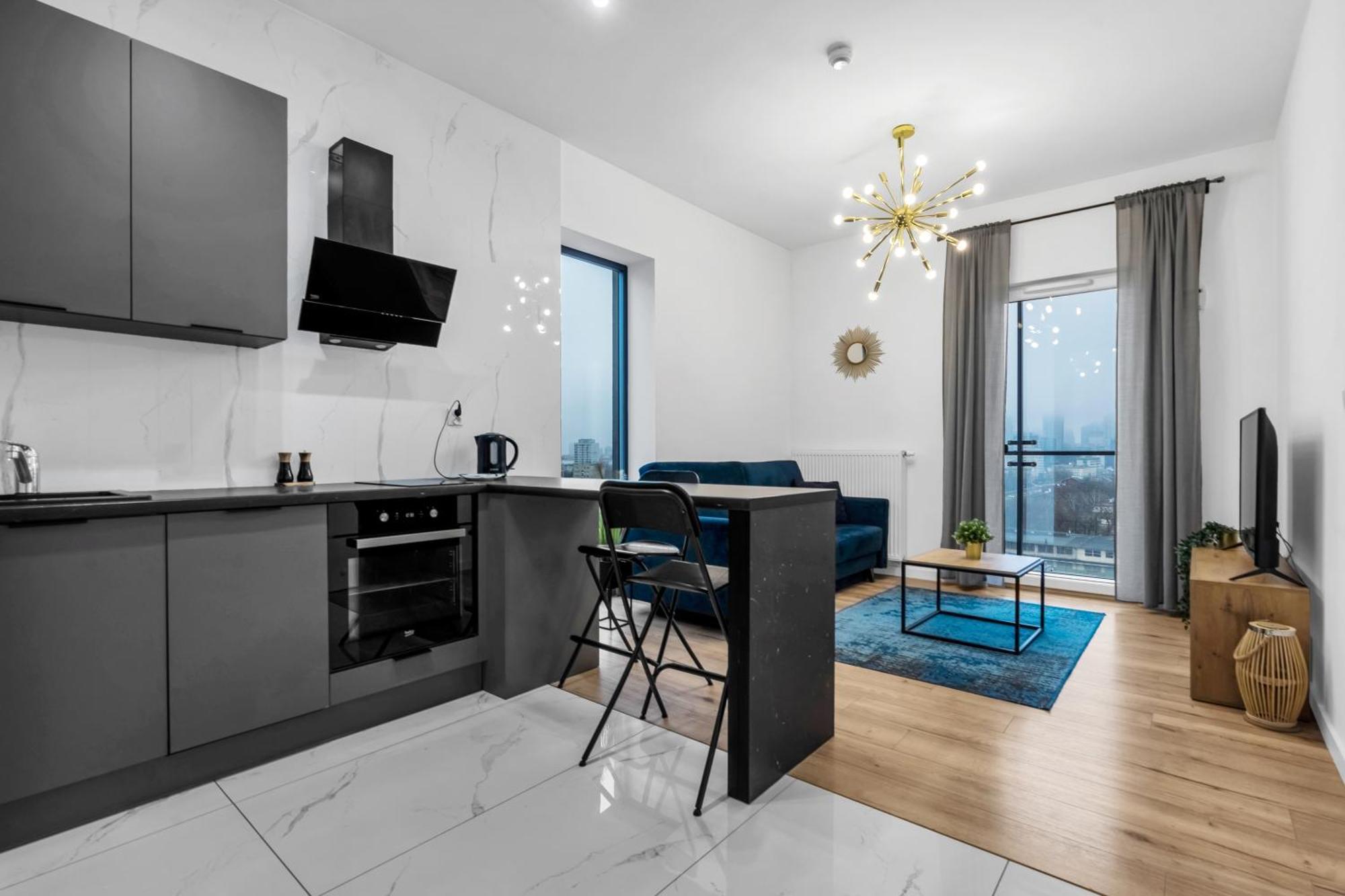Warsaw Business Apartments - Air Conditioning, 10Th Floor, City View, Balcony - By Rentujemy Екстериор снимка